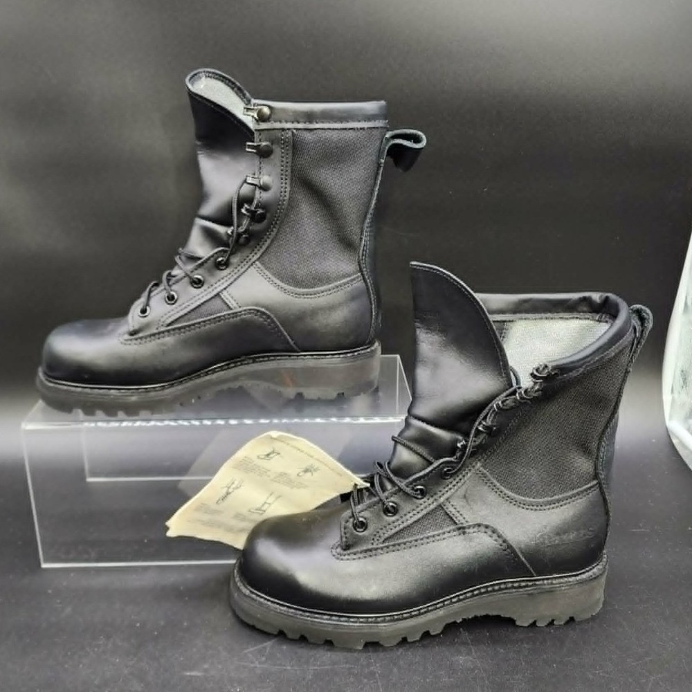Bates Gore-Tex Combat Boots Mens Black 5.5 W Tactical Military Vibram Work Lug